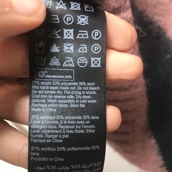 All Saints Lou Sweater in Moss Green/Rose XS - Picture 9 of 10